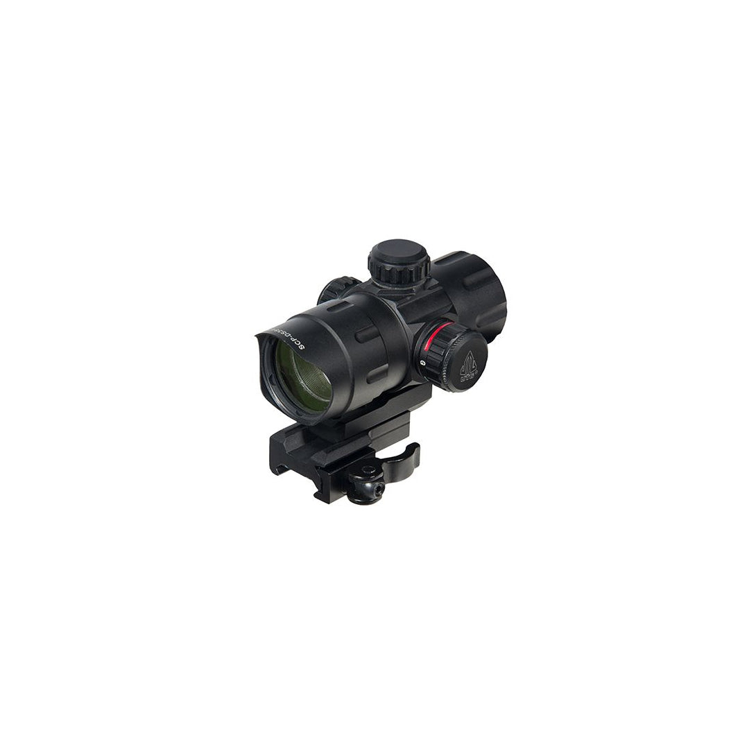 UTG 4.2" ITA Red/Green T-Dot with QD Mount, Riser Adapter