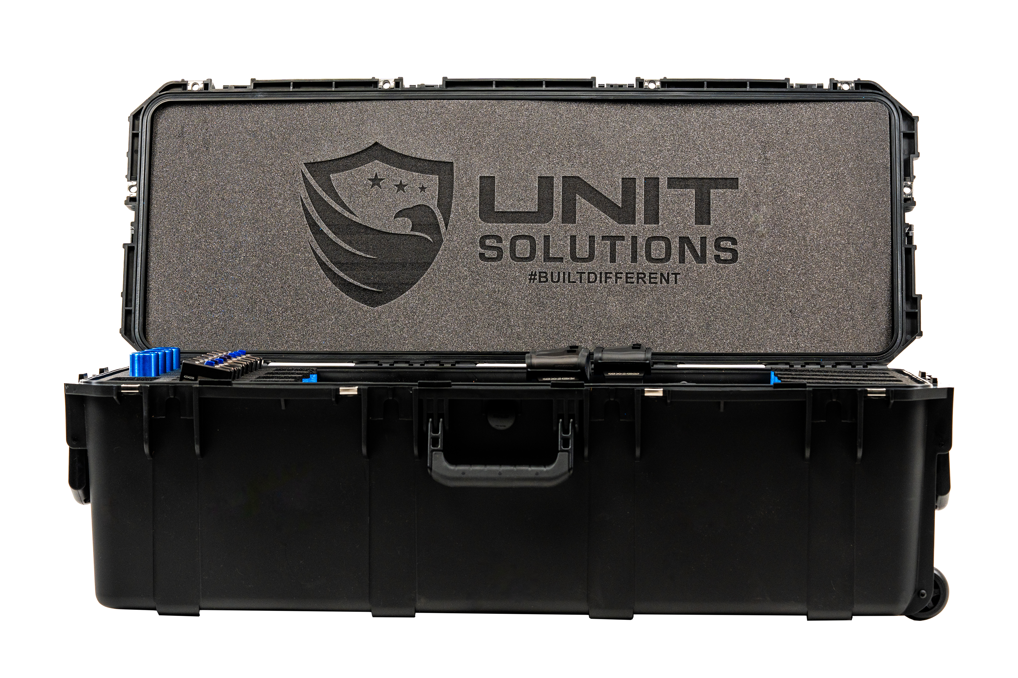 4-Up Hard Rifle Case With Wheels – UNIT Solutions