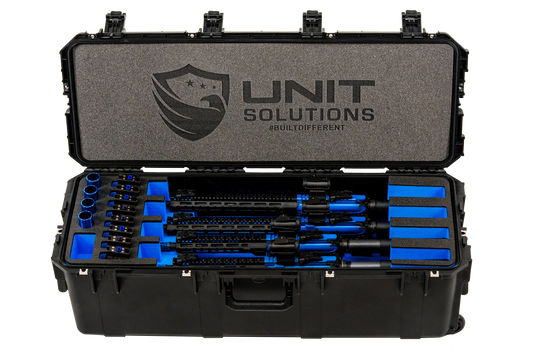 4-Up Hard Rifle Case With Wheels