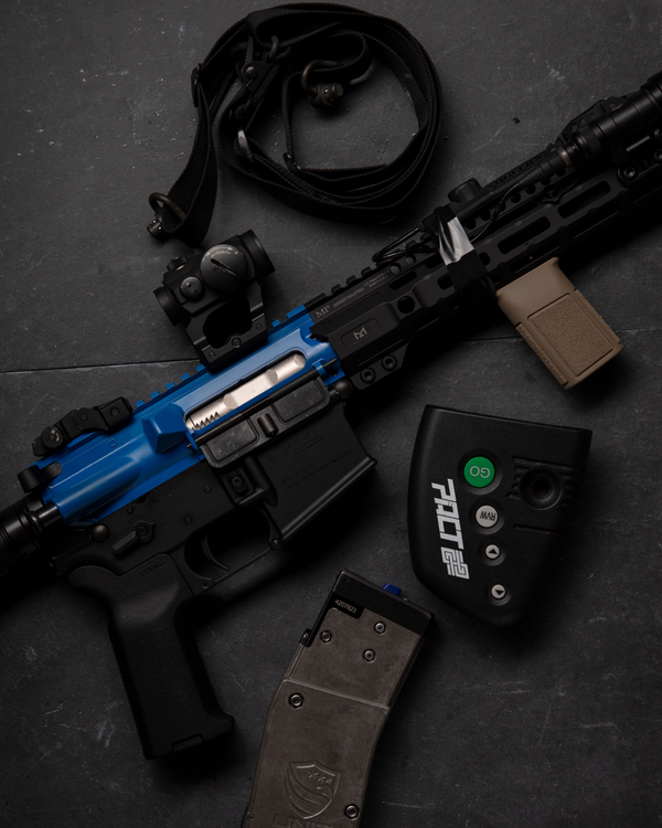 UNIT4 Training Rifle in workshop vise