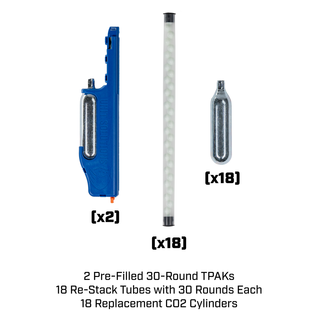 TPAK Re-Stack Value Pack: Non-Marking Rounds