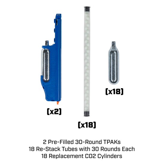 TPAK Re-Stack Value Pack: Non-Marking Rounds